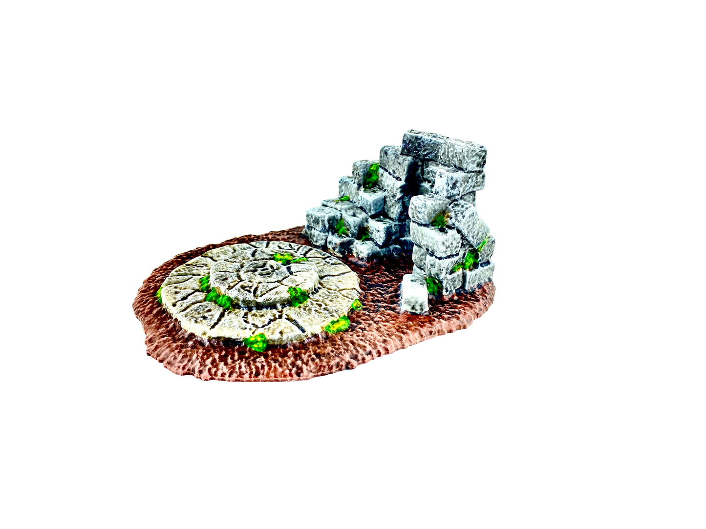 Bemalter Dschungel Altar – Tempelruine für Tabletop Abenteuer