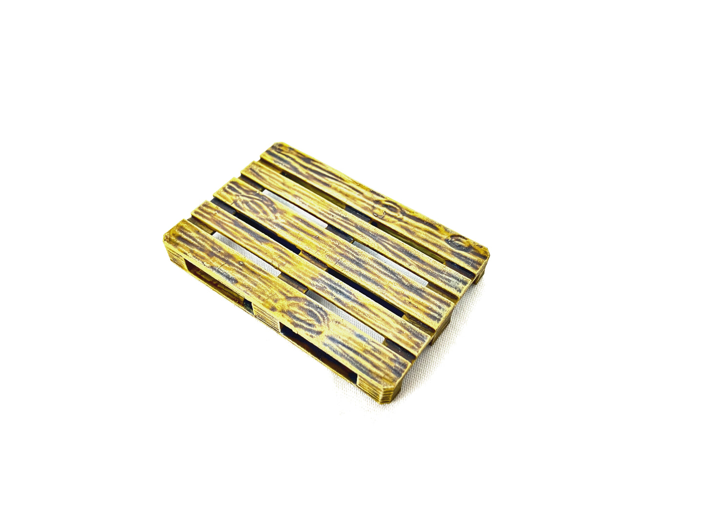 Detailansicht bemalter Palette – Sci-Fi-Tabletop-Gelände