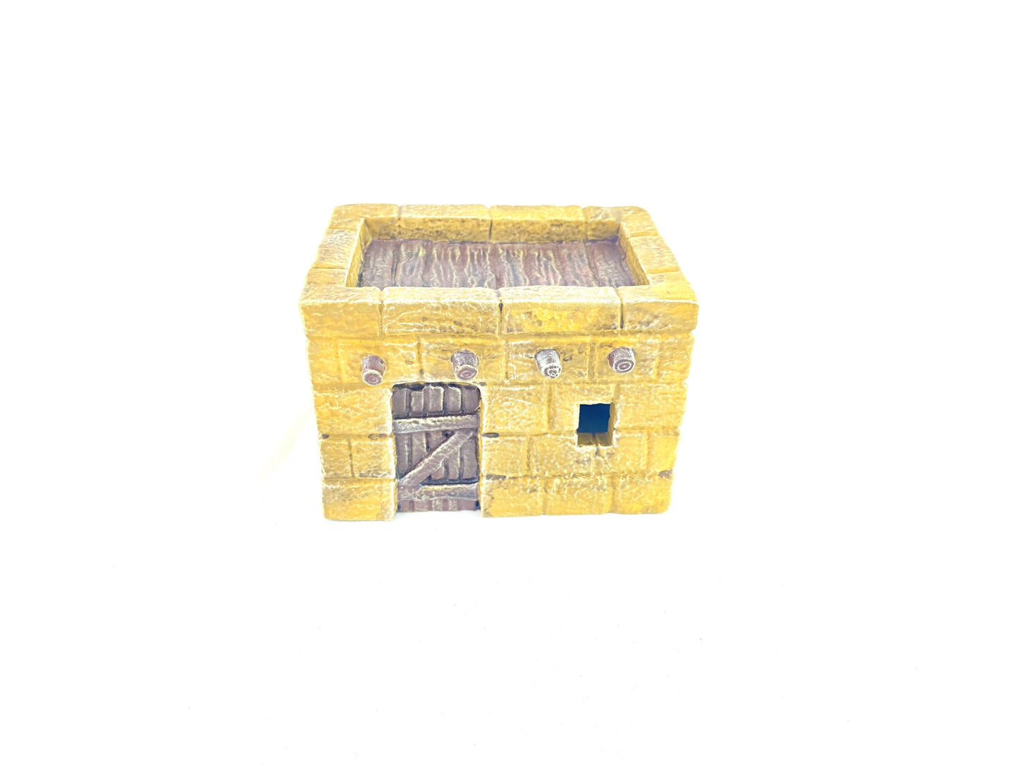 Bemaltes Wüstenhaus – fertiges Tabletop Gelände Wüstenszenen für Warhammer