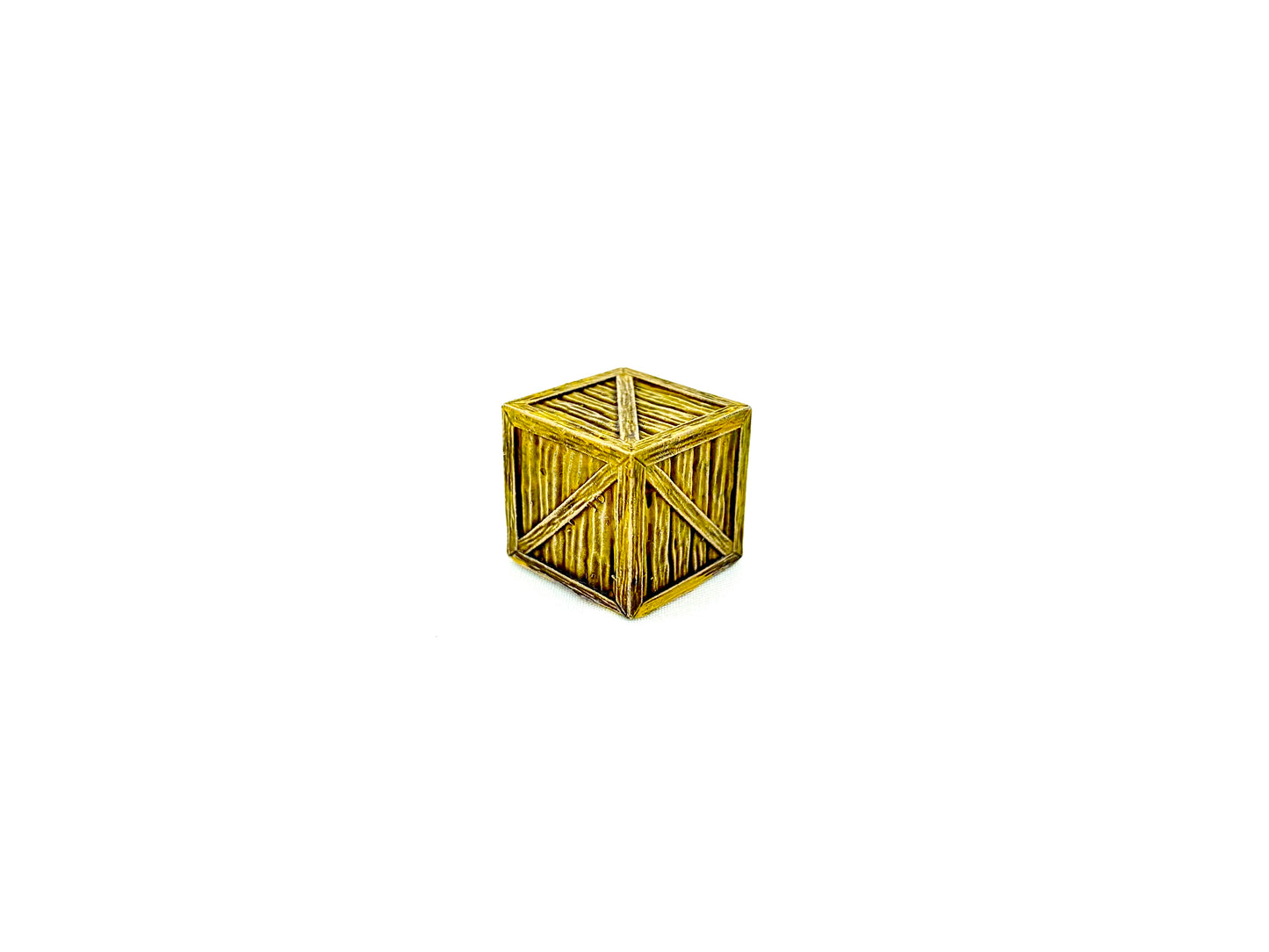 Bemalte Lagerkiste – Vorderseite – Tabletop Geländeobjekt