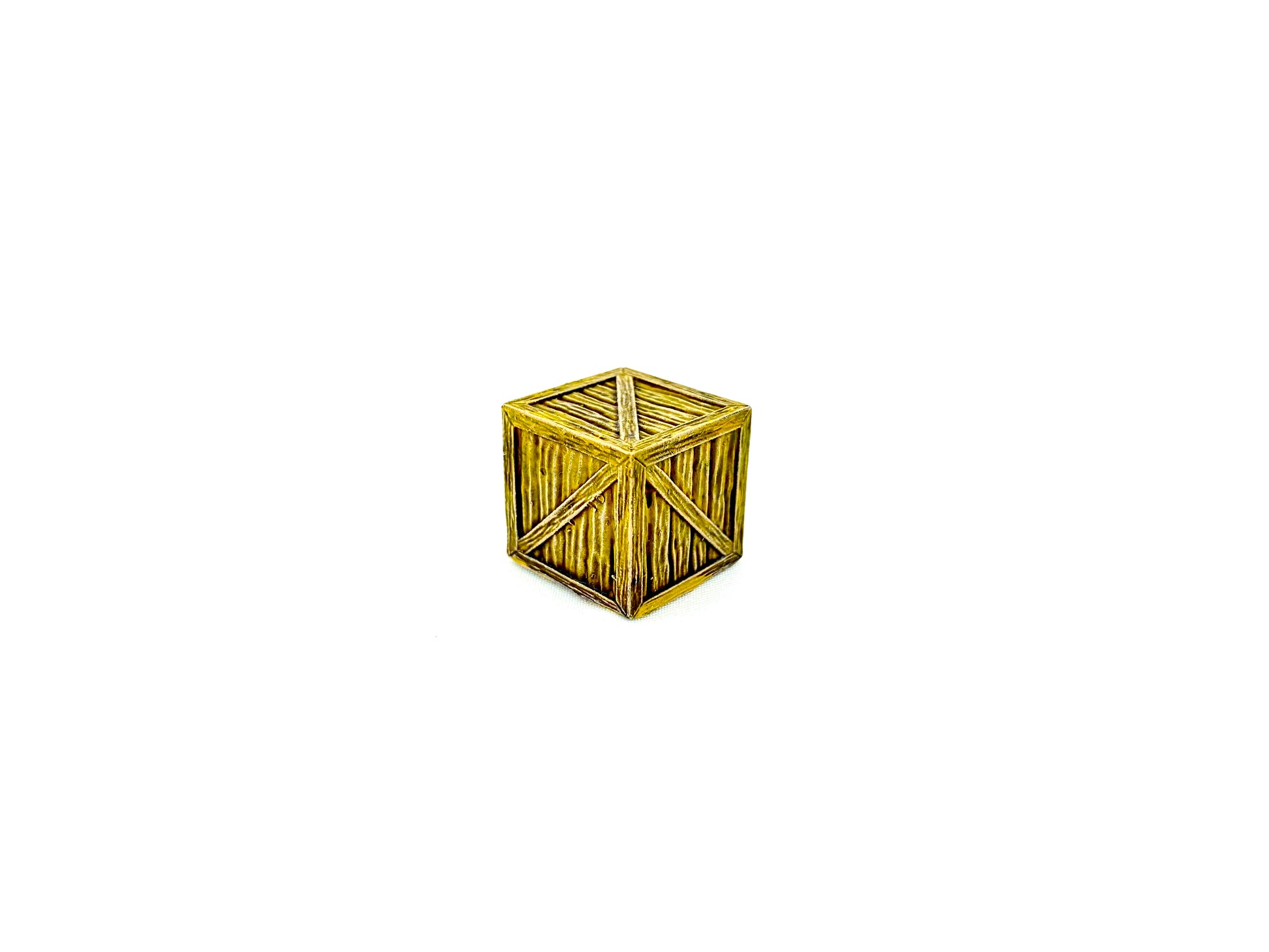 Bemalte Lagerkiste – Vorderseite – Tabletop Geländeobjekt