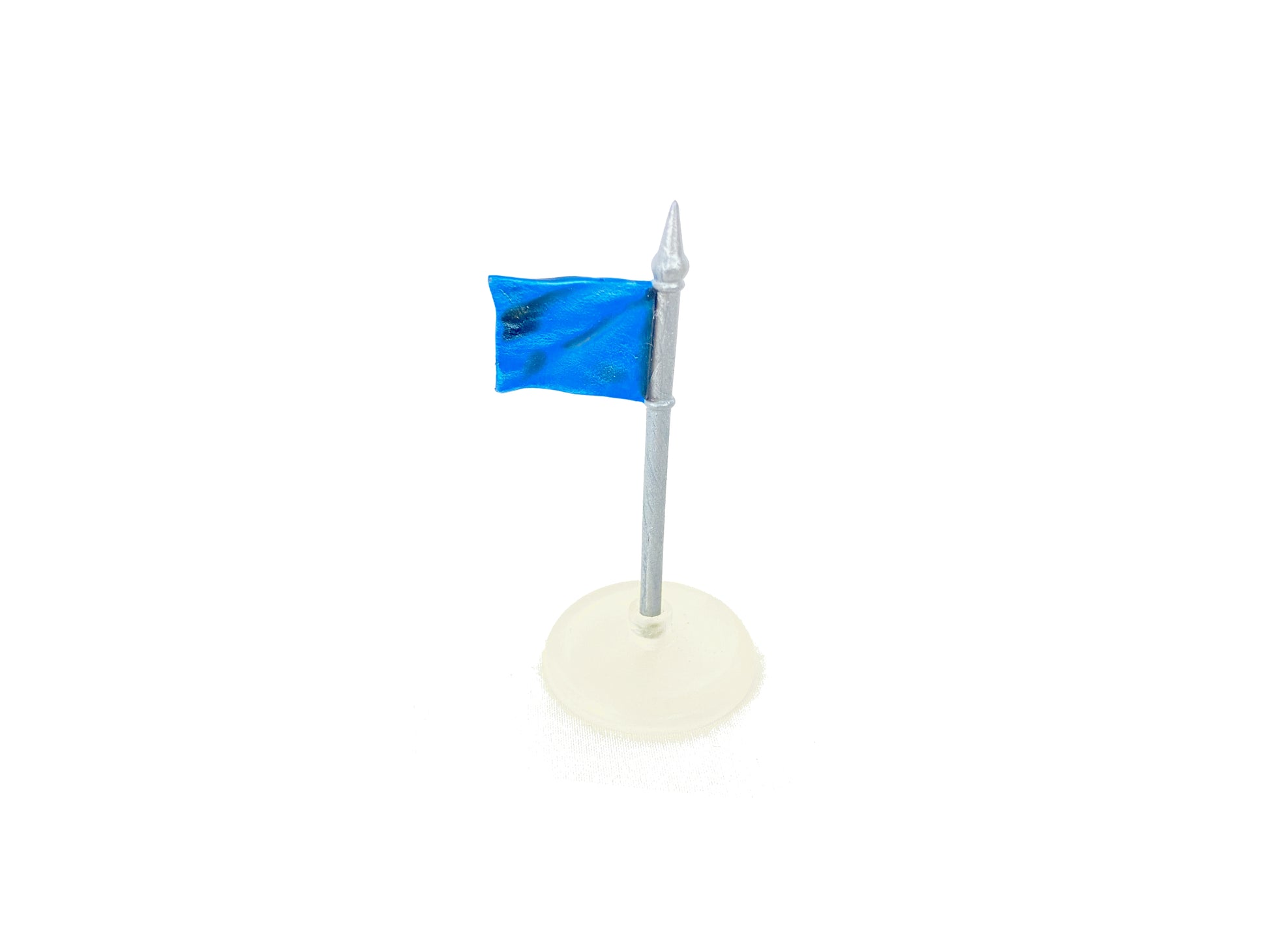 Bemaltes Missionsziel mit transparenter Fahnenhalterung, 28 mm Maßstab, futuristisches Design