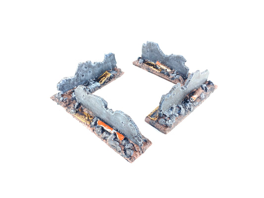 Bemalte kaputte Hauswand Tabletop – Urbane Ruinen