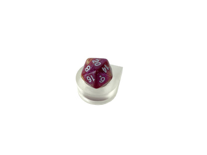Die holder with a die, dice holder for tabletop