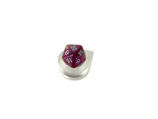 Die holder with a die, dice holder for tabletop