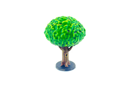 Hellgrün bemalter Baum – Ideal für Fantasy und Tabletop Abenteuer
