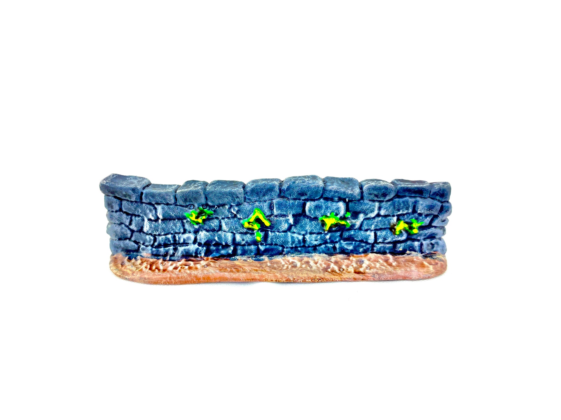 Bemalte Steinmauer – Mauer für Tabletop-Spiele (Vorderansicht)