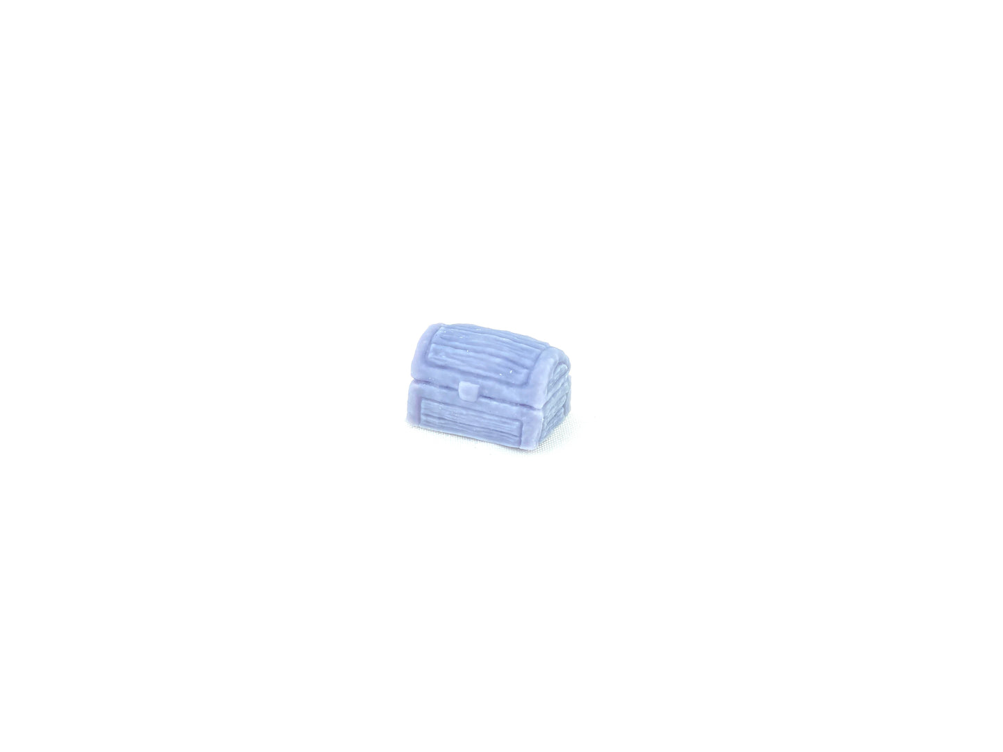 Unbemalte Truhe – Vorderseite – Tabletop Miniatur-Zubehör