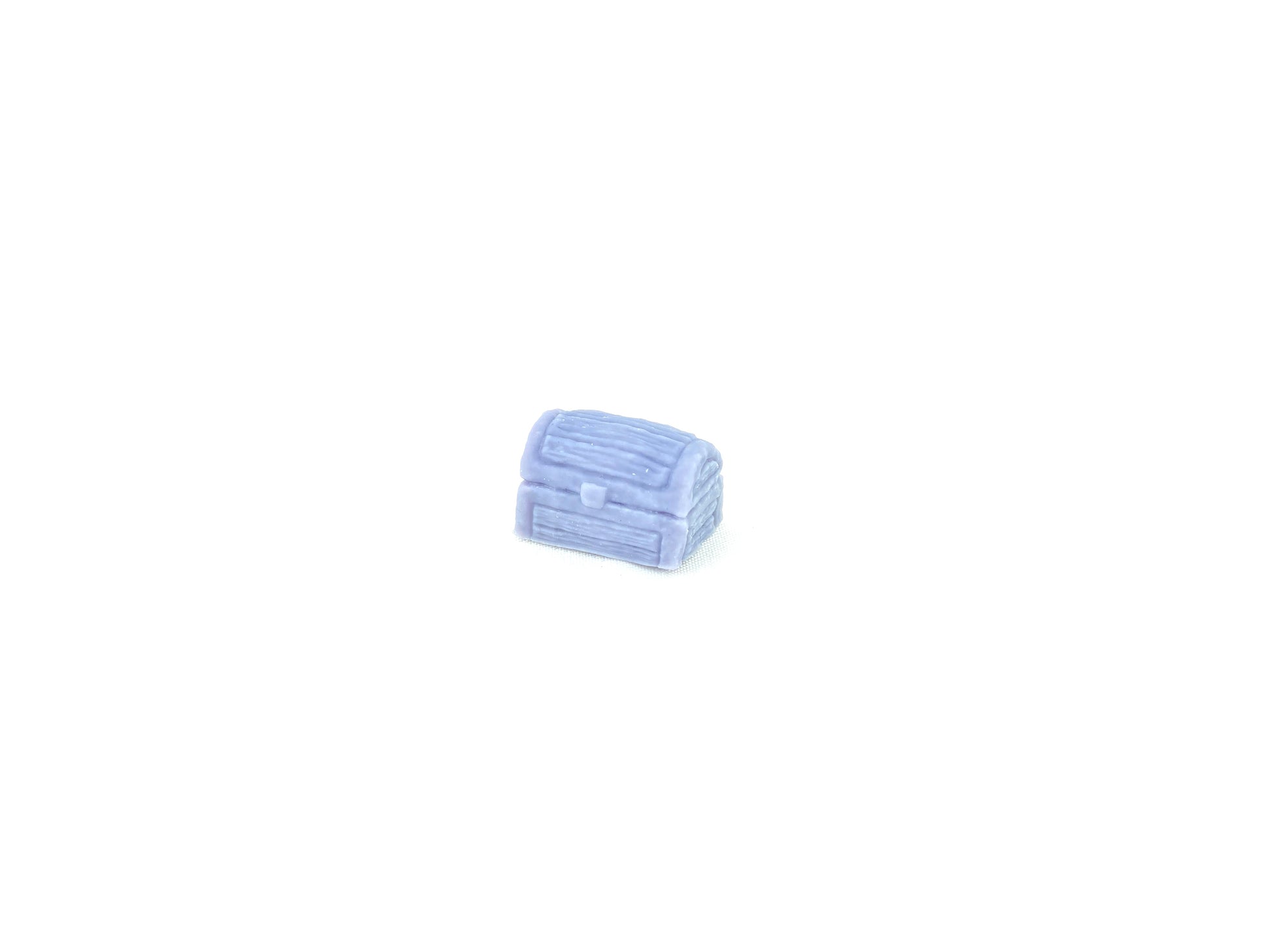 Unbemalte Truhe – Vorderseite – Tabletop Miniatur-Zubehör
