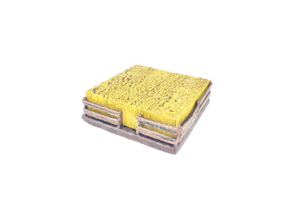 Modulares Weizenfeld bemalt für 28 mm Tabletop